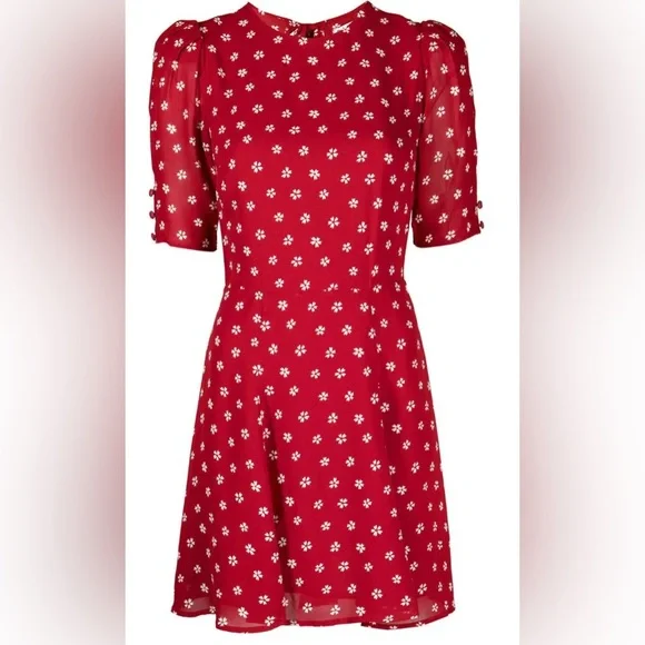 Reformation Women’s Floral Mini Dress Size 4 - Picture 1 of 7